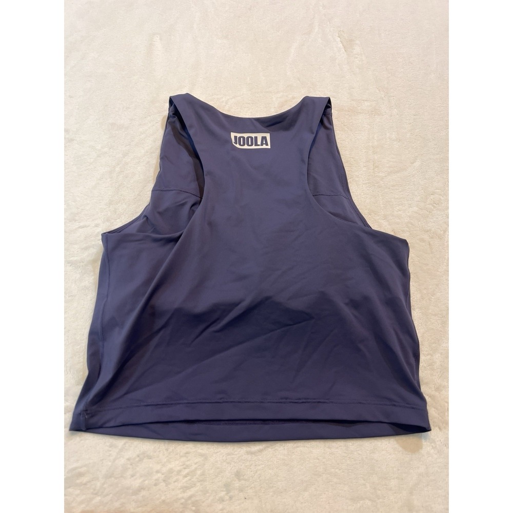Joola Women's Court Tank Top, Pickleball Tennis Purple Small Bra Cropped - Picture 3 of 5